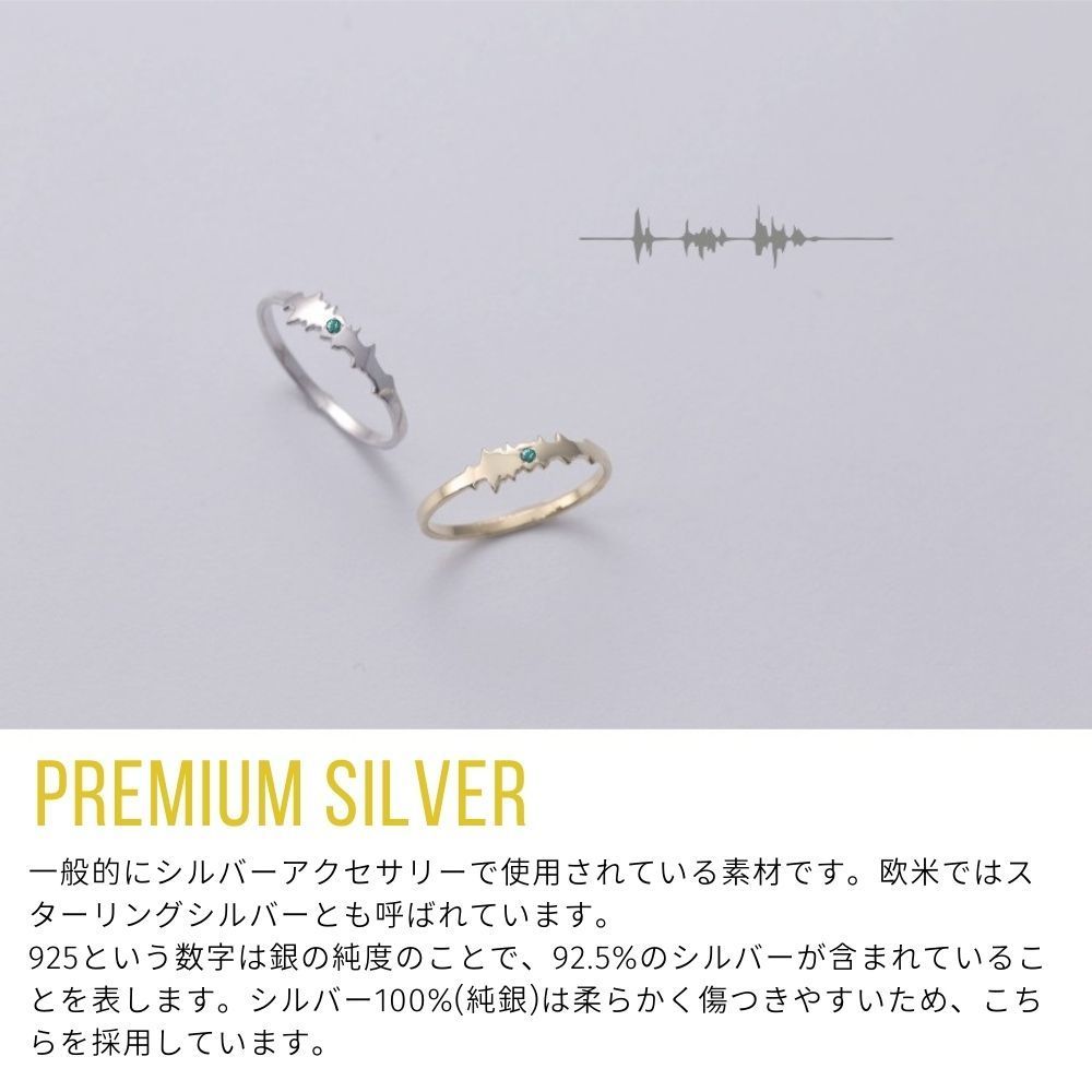 【Silver】エンコードリング(ネックレスチェーン付き)