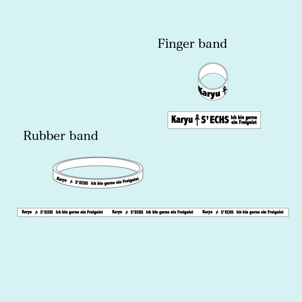 Rubber band & Finger band SET　