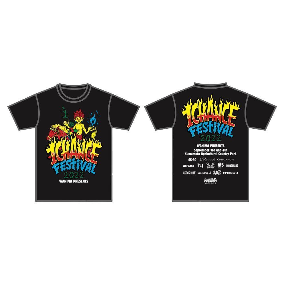 WANIMA 1 CHANCE FESTIVAL 2022 Tシャツ