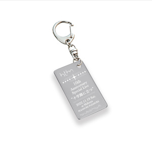 日付入りmetal key holder 