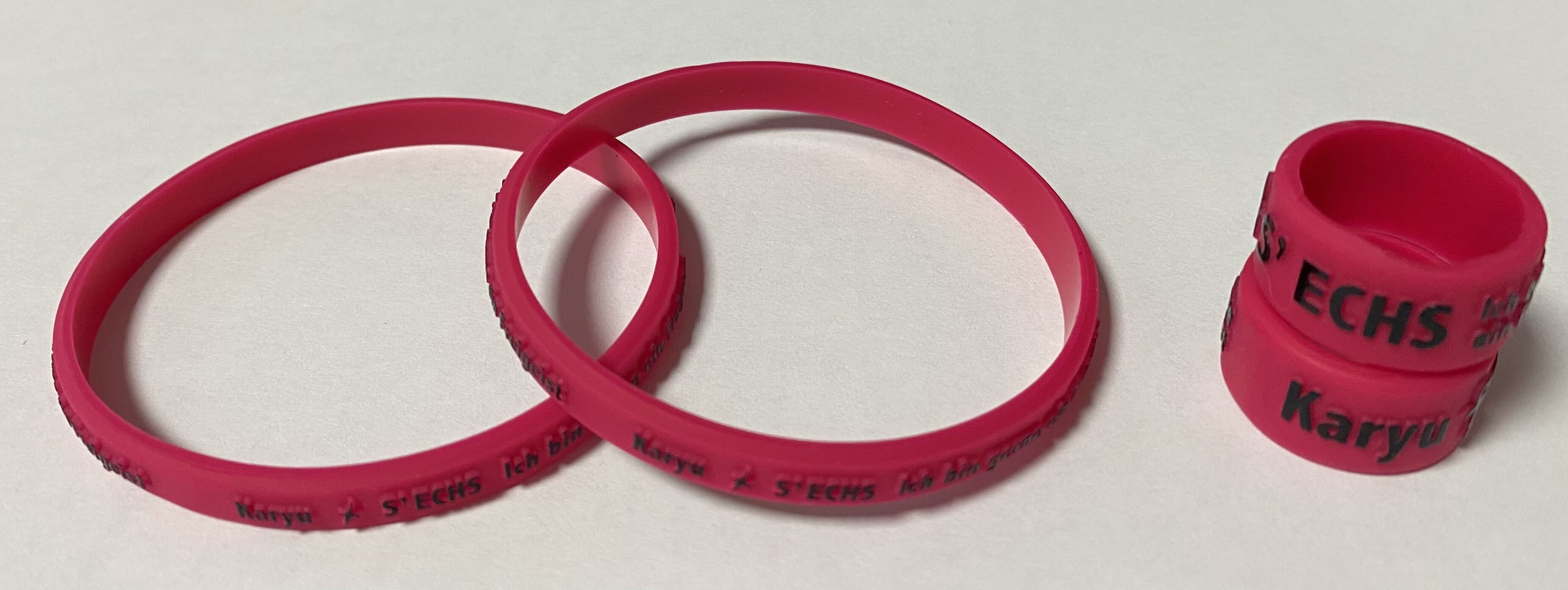 Rubber band & Finger band SET(RED)