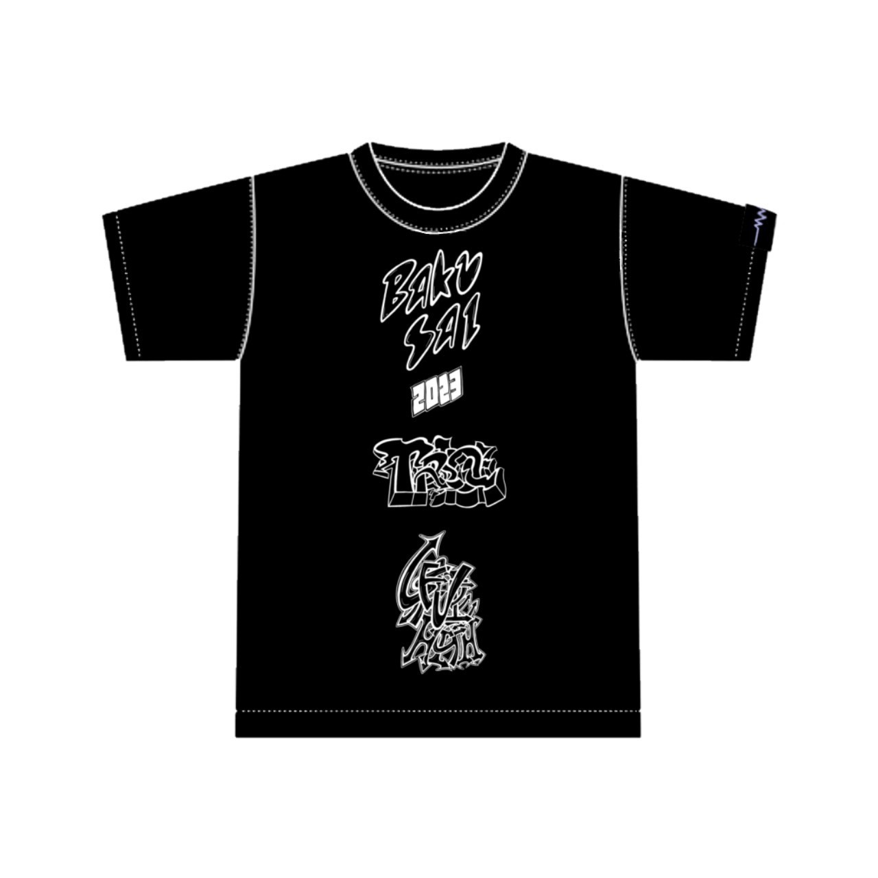 SUSU x tricot x genie high T-shirt / Black