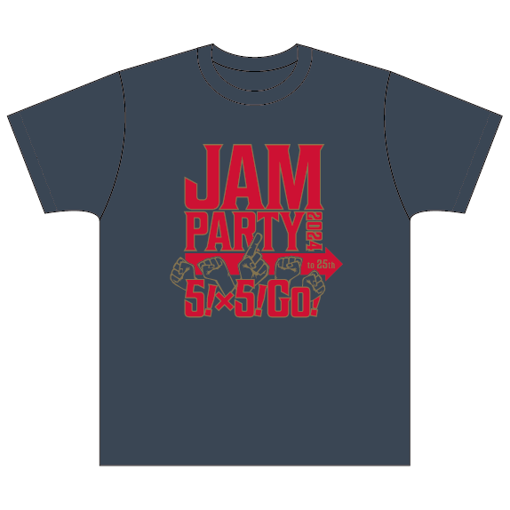 JAM PARTY 2024 ~25周年へ 5!×5! Go!~ Tシャツ