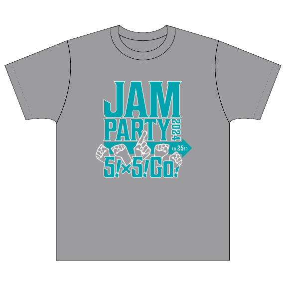 JAM PARTY 2024 ~25周年へ 5!×5! Go!~ Tシャツ