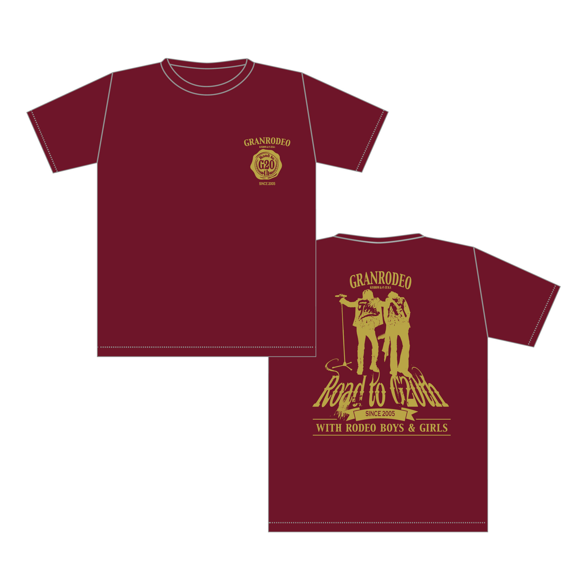 GR2425】Road to G20th Tシャツ | GRANRODEO official store