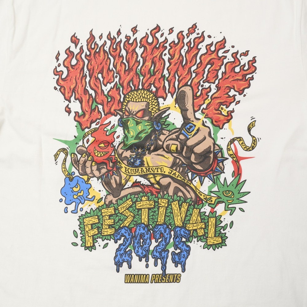 1CHANCE FESTIVAL 2025 スタッフTシャツ 1CF25 TEE [White] | 1CHANCE FESTIVAL 2025 オフィシャルグッズ