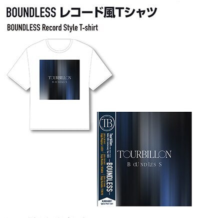 BOUNDLESS レコード風Tシャツ