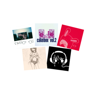 cakebox ジャケ＆アー写ステッカー 5枚セット