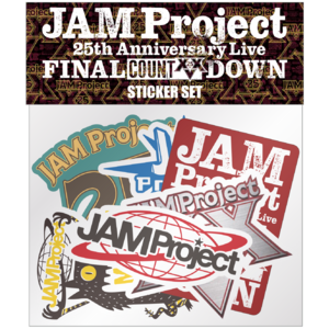 「2025 FINAL COUNTDOWN」ステッカーセット（6枚入り）