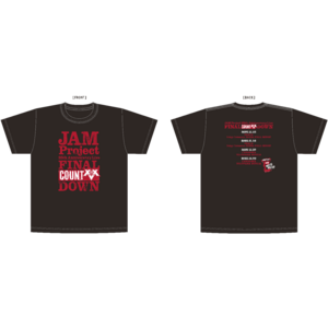 「2025 FINAL COUNTDOWN」Tシャツ(FINAL COUNT DOWN ver.) [ブラック]