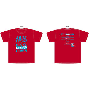 「2025 FINAL COUNTDOWN」Tシャツ(FINAL COUNT DOWN ver.) [レッド]