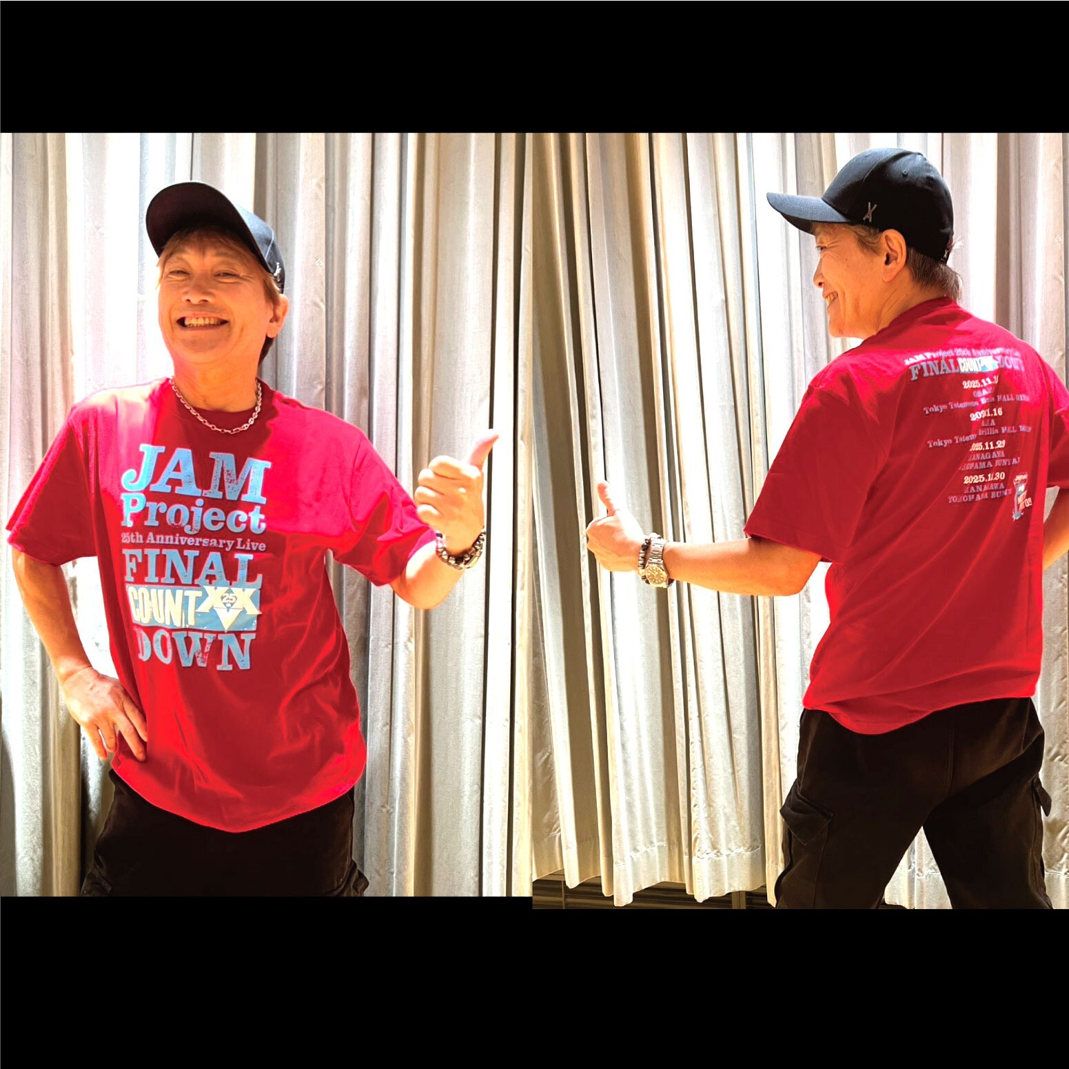 「2025 FINAL COUNTDOWN」Tシャツ(FINAL COUNT DOWN ver.) [レッド]