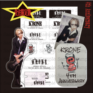 【受注限定数】4th Anniversary「K’RONE缶」（直筆サイン入りチェキ付き）