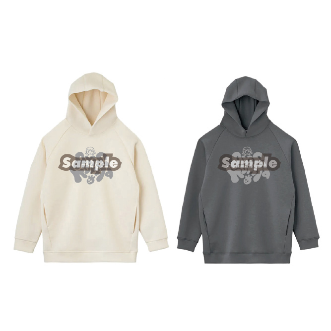 【小宮有紗】ありしゃパーカー2026 （色：オフホワイト・グレー　サイズ：L・XL）