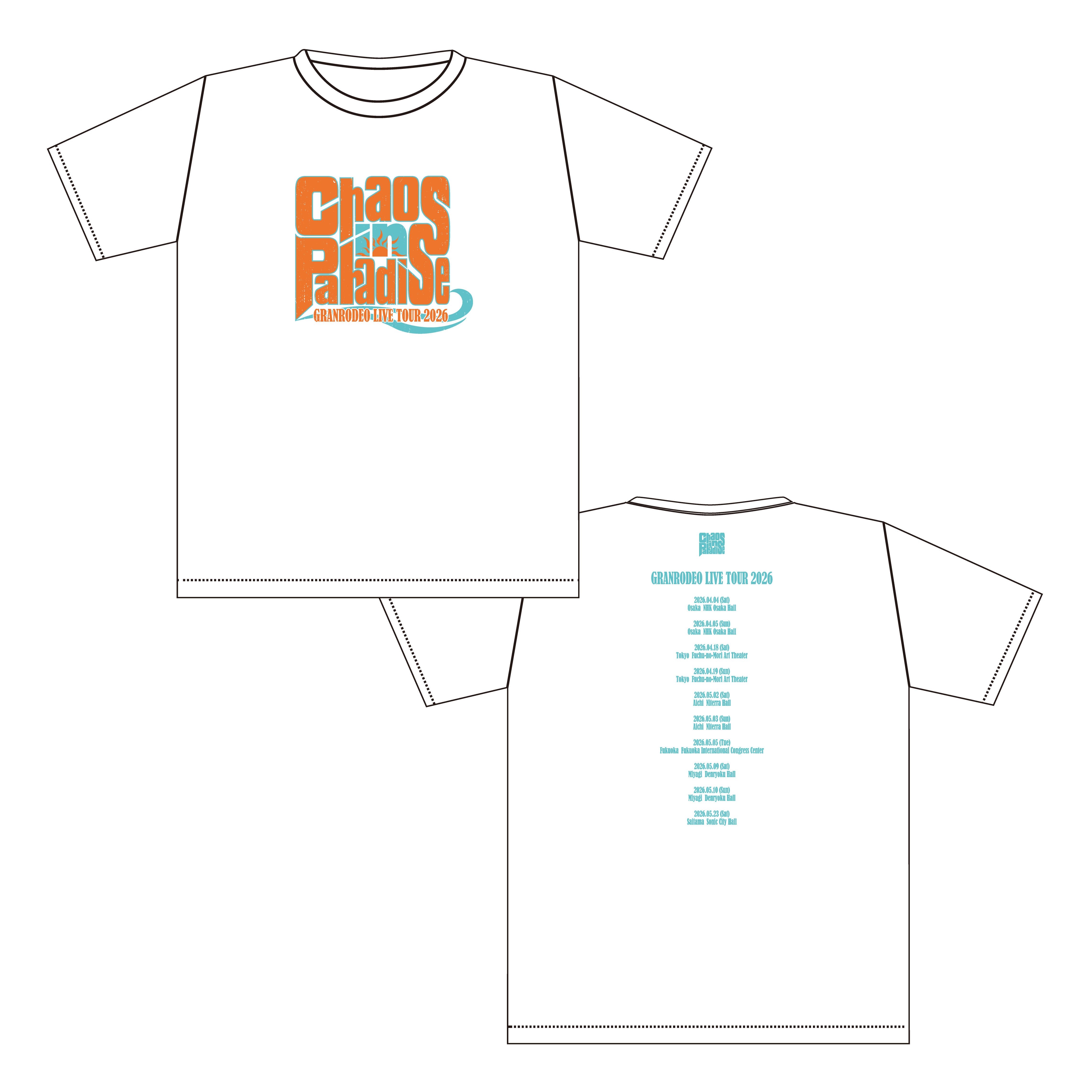 【カオパラ】TOUR Tシャツ