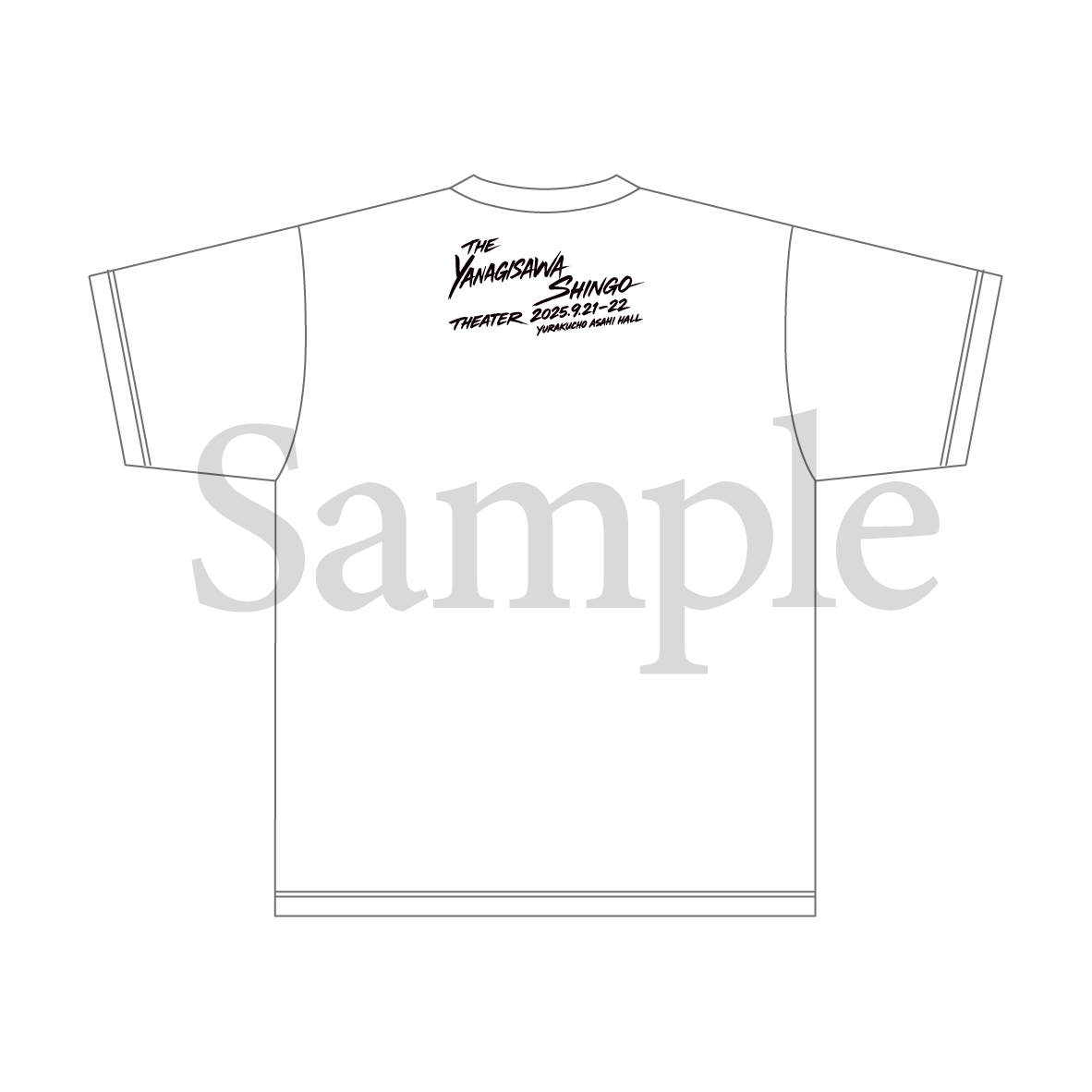 アンコール販売【THE 柳沢慎吾劇場】Tシャツ（ホワイト）