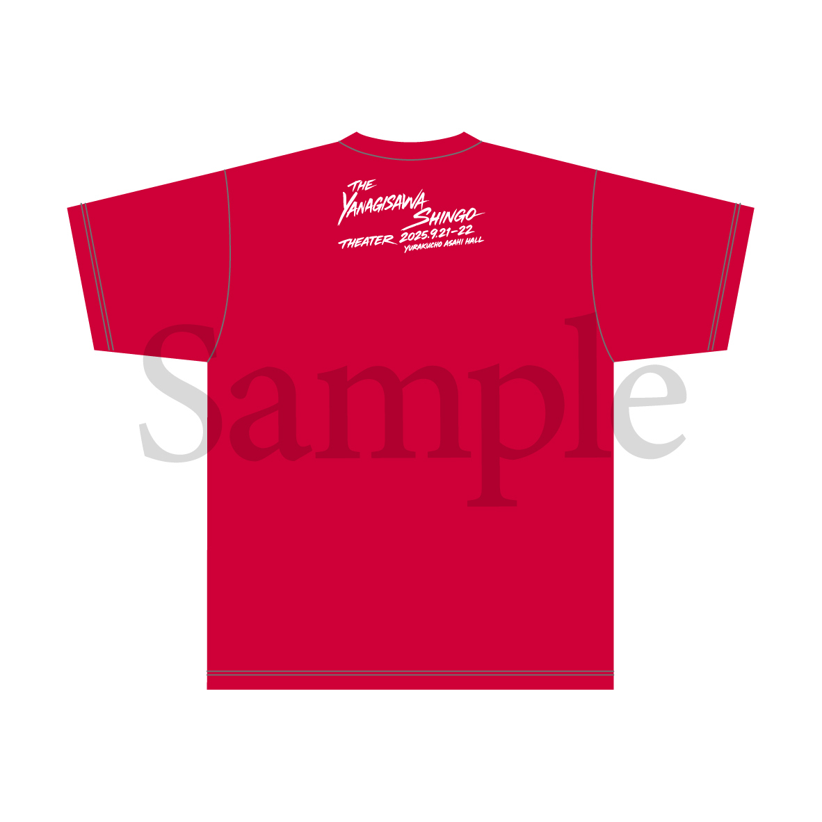 アンコール販売【THE 柳沢慎吾劇場】Tシャツ（レッド）