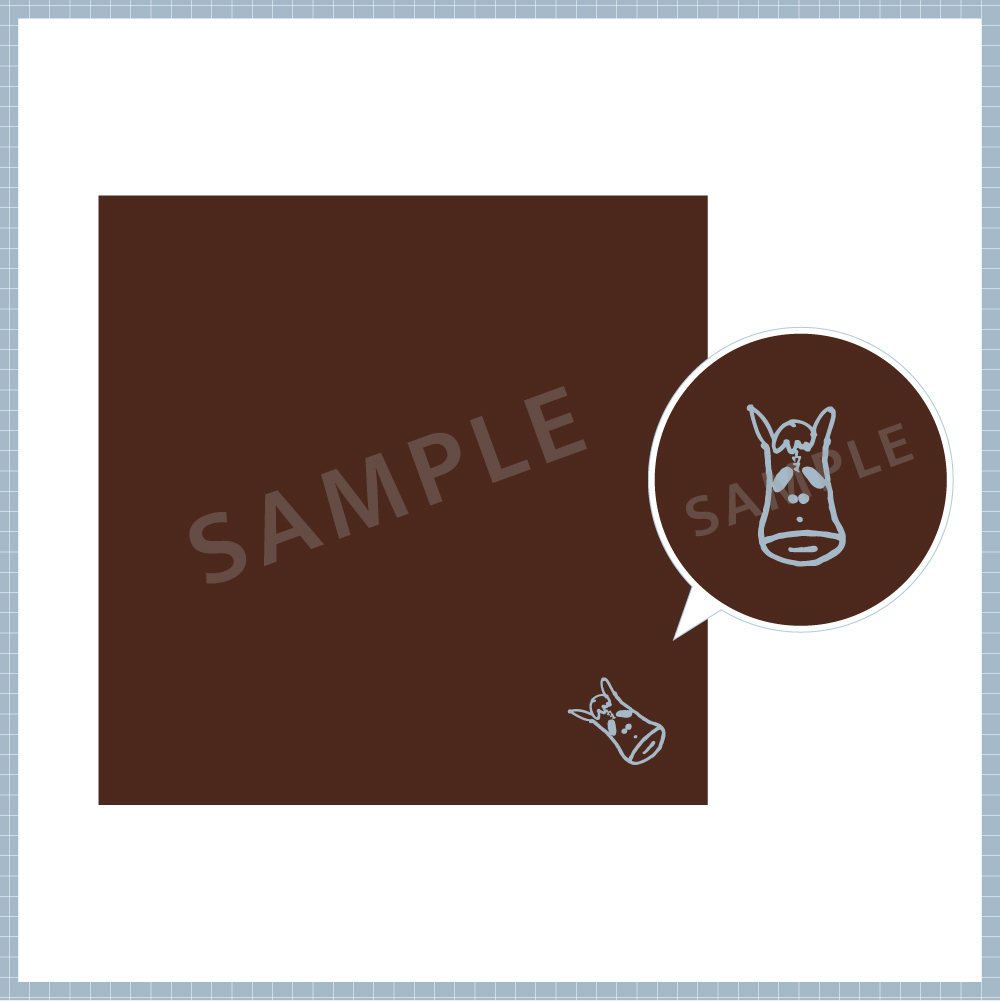 【BD2026】赤澤画伯イラスト 刺繍ハンカチ