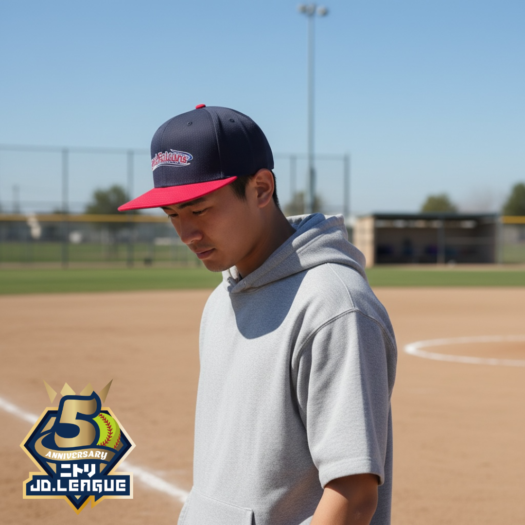 2026 NECプラットフォームズレッドファルコンズフラットバイザーキャップ 【4/5(日)13:00まで】550円OFF