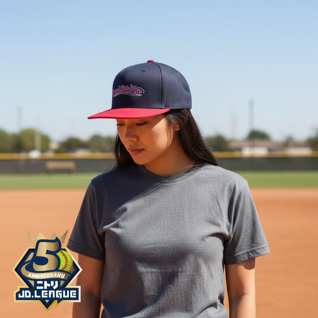 2026 NECプラットフォームズレッドファルコンズフラットバイザーキャップ 【4/5(日)13:00まで】550円OFF