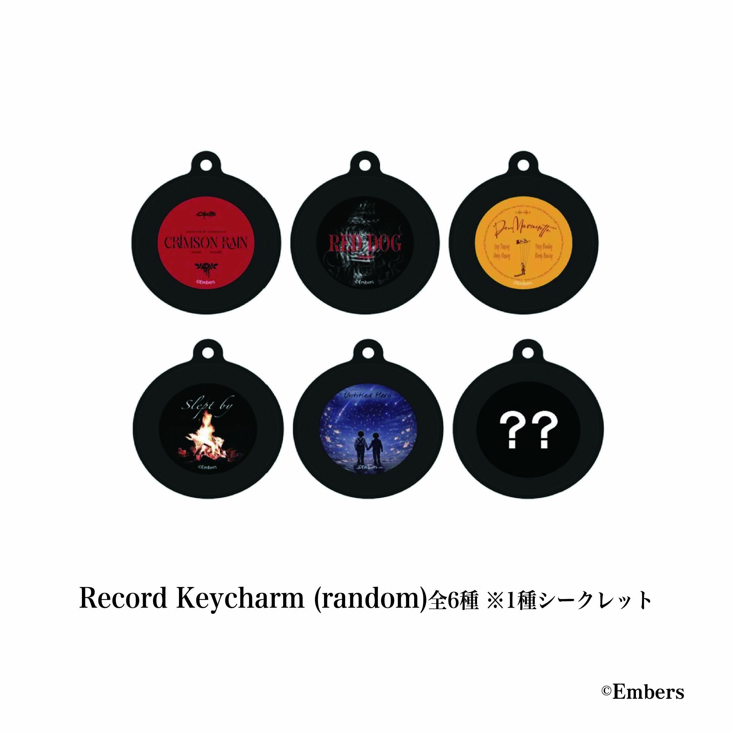 Embers 1st ONE-MAN LIVE  Record Keycharm (random / 6種）