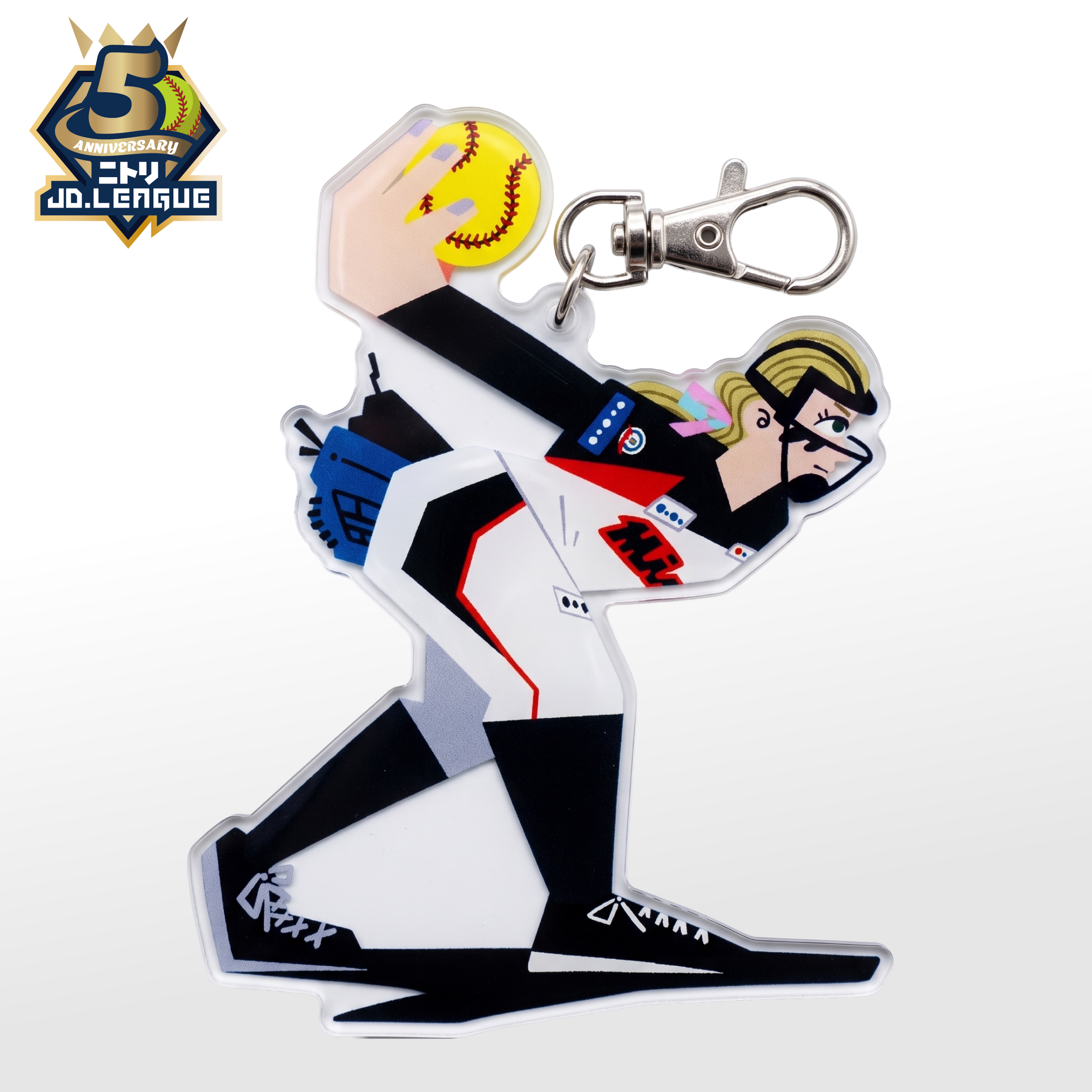 「りおた」描きおろしイラスト選手アクリルキーホルダー