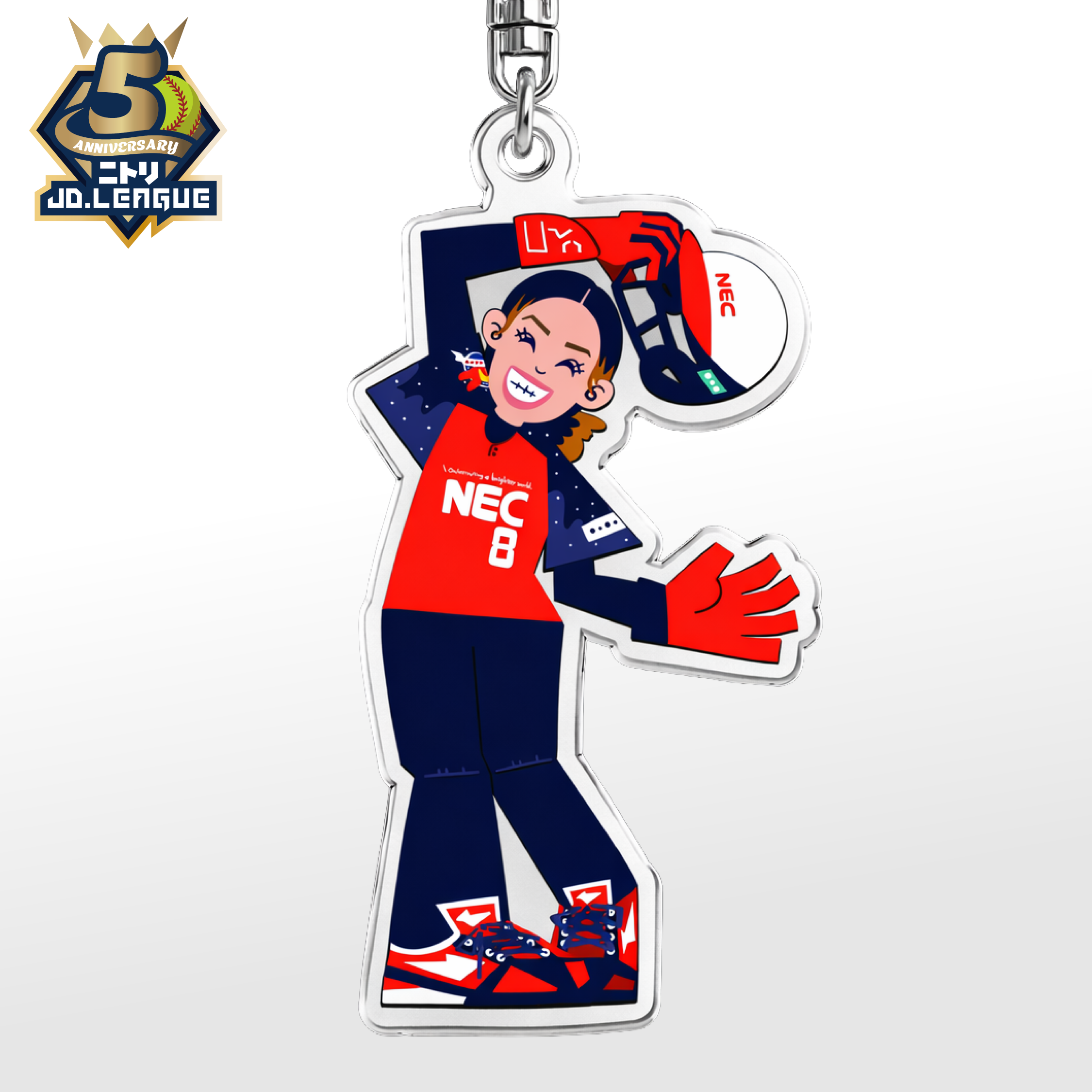 「りおた」描きおろしイラスト選手アクリルキーホルダー