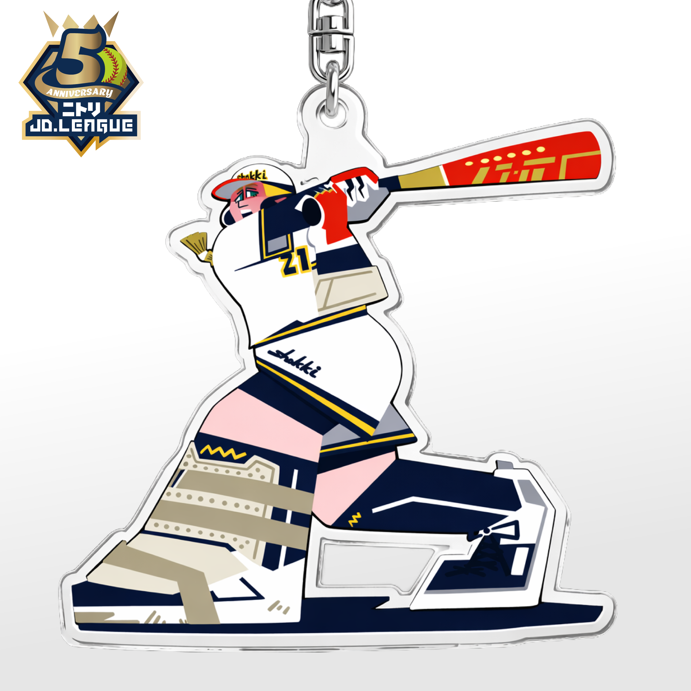 「りおた」描きおろしイラスト選手アクリルキーホルダー