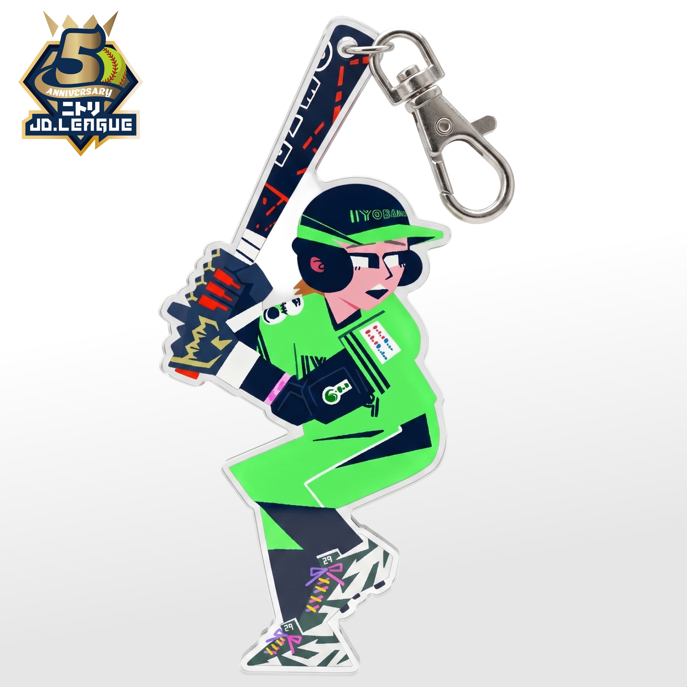 「りおた」描きおろしイラスト選手アクリルキーホルダー