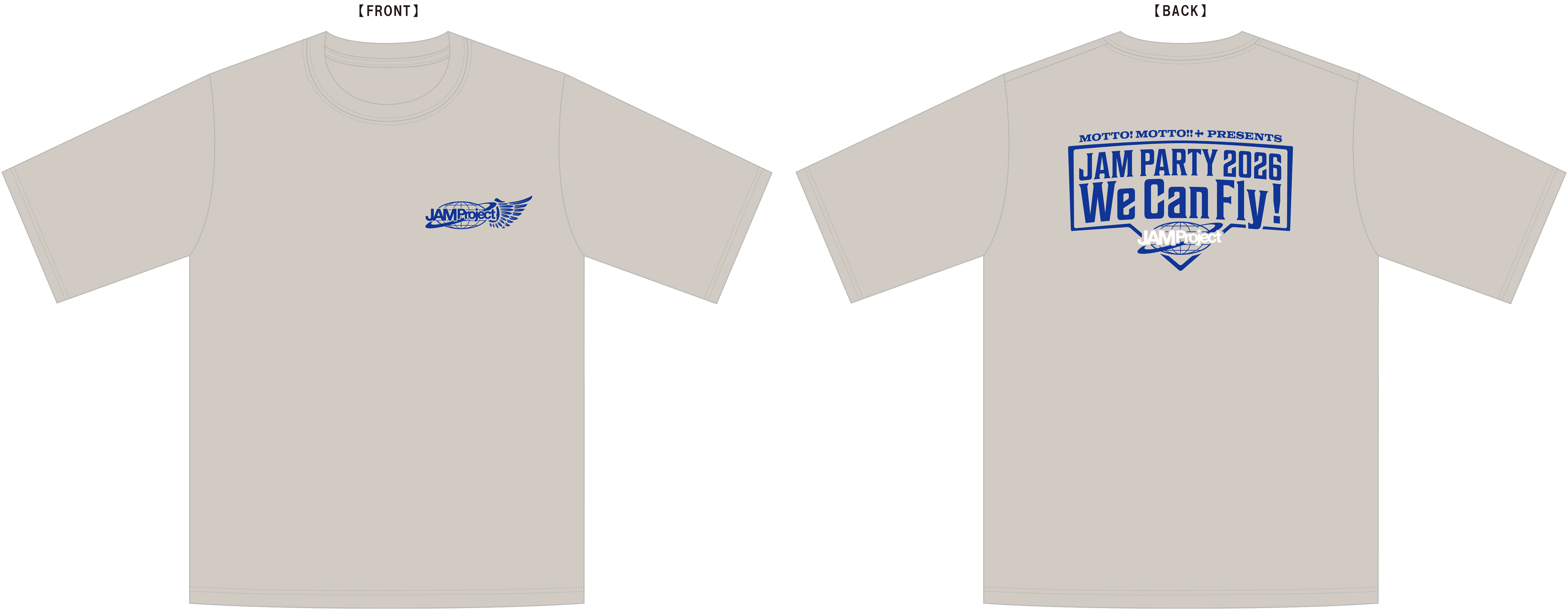 WCF2026 BIGTシャツ [サンドベージュ]