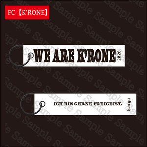 【K'RONE会員限定】WE ARE K'RONE フライトタグ