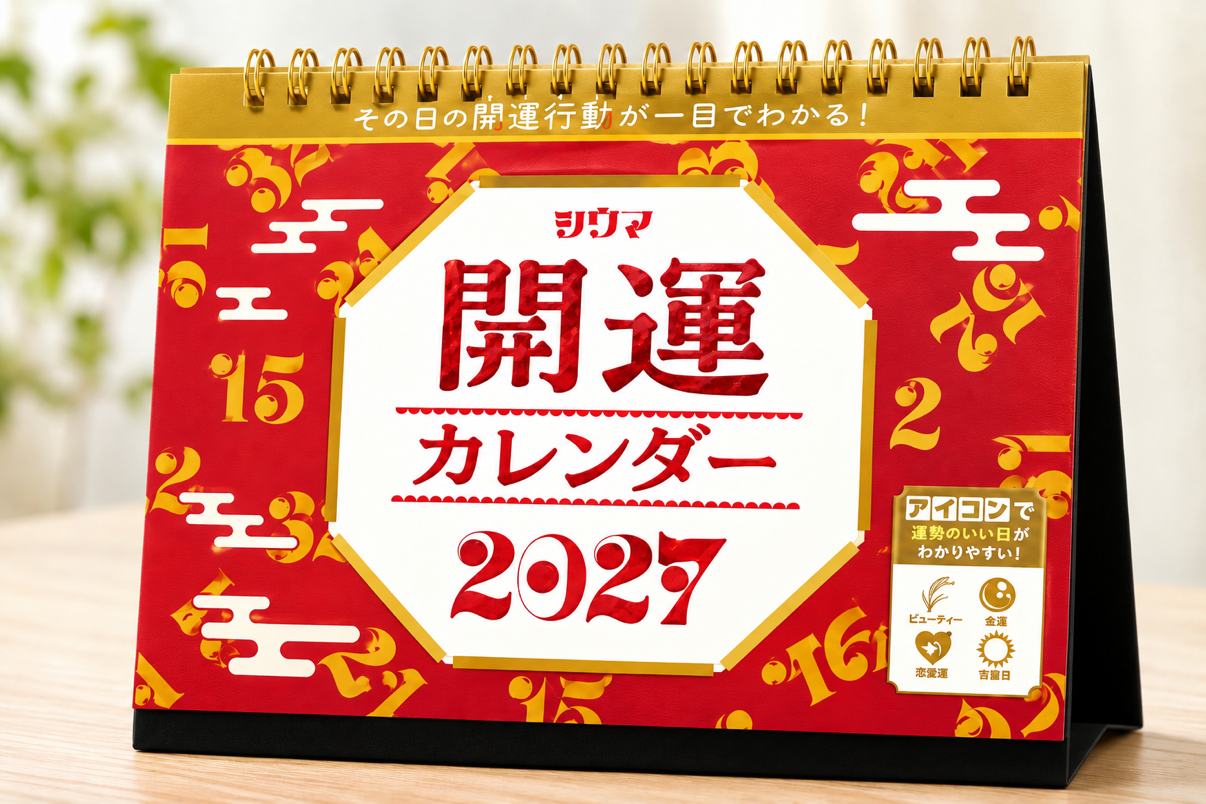 その日の開運行動が一目でわかる！シウマの開運カレンダー2027