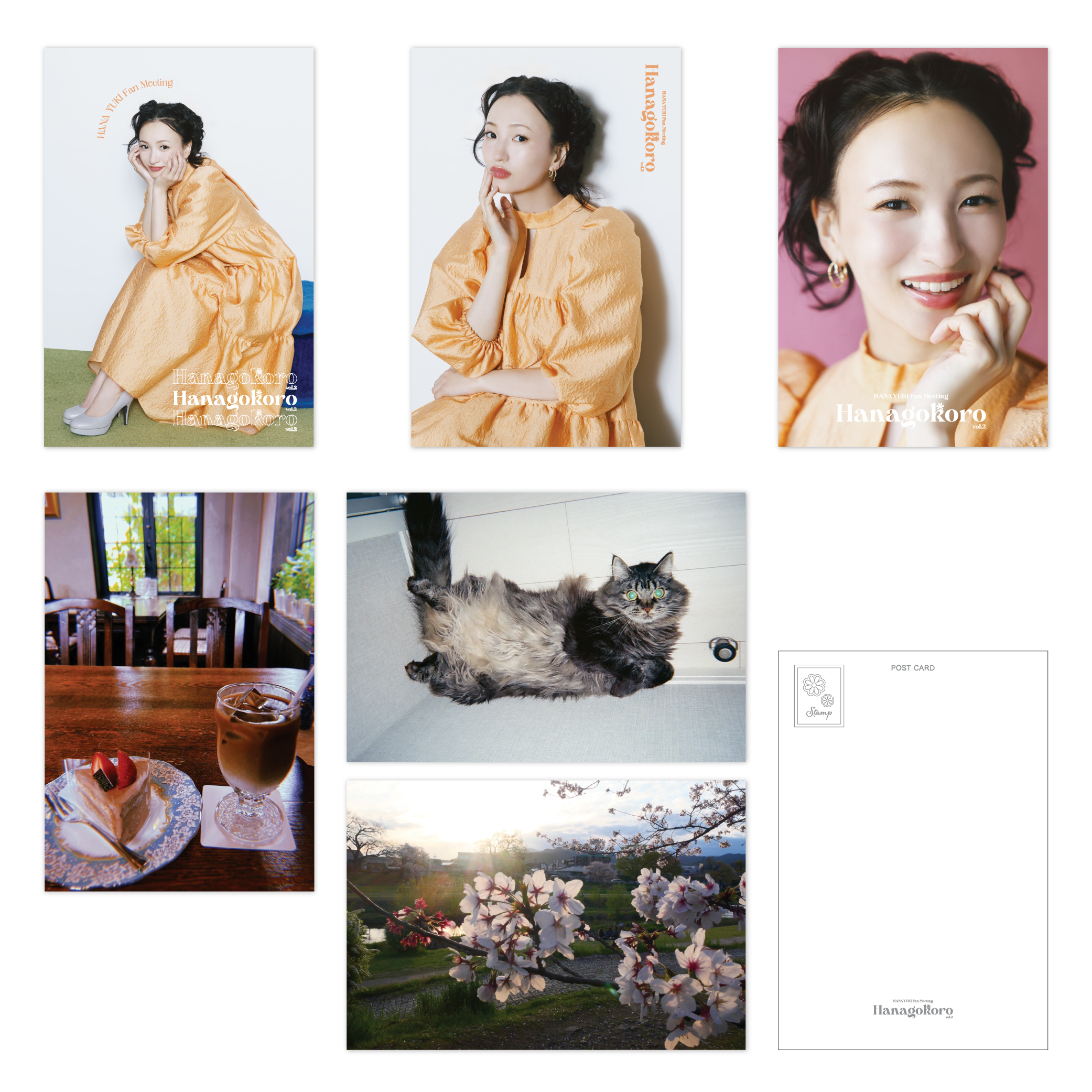 『華優希 Fan Meeting 華ごころ vol.2』ポストカード6枚セット