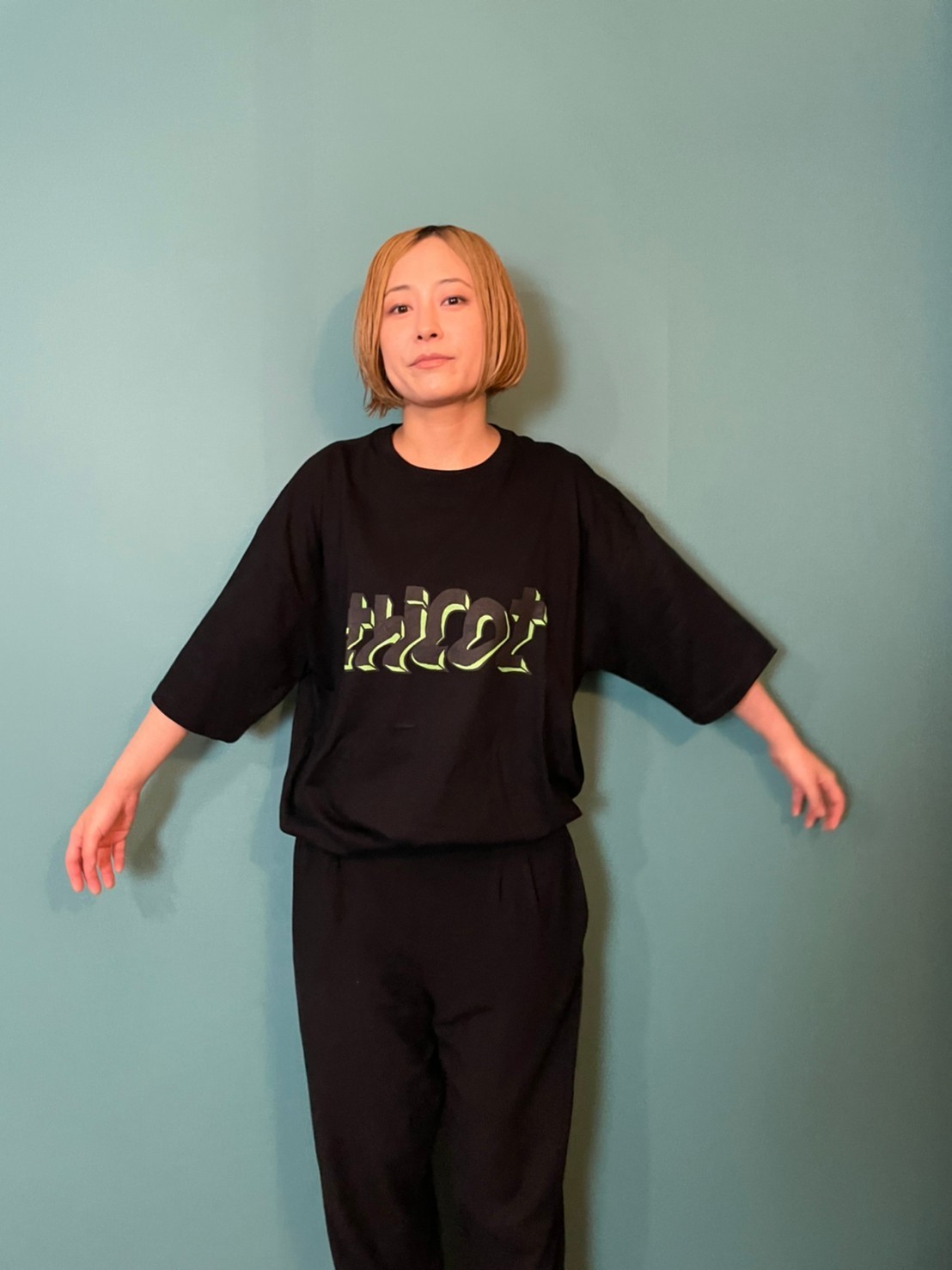 tricot LOGO T-Shirt BLACK